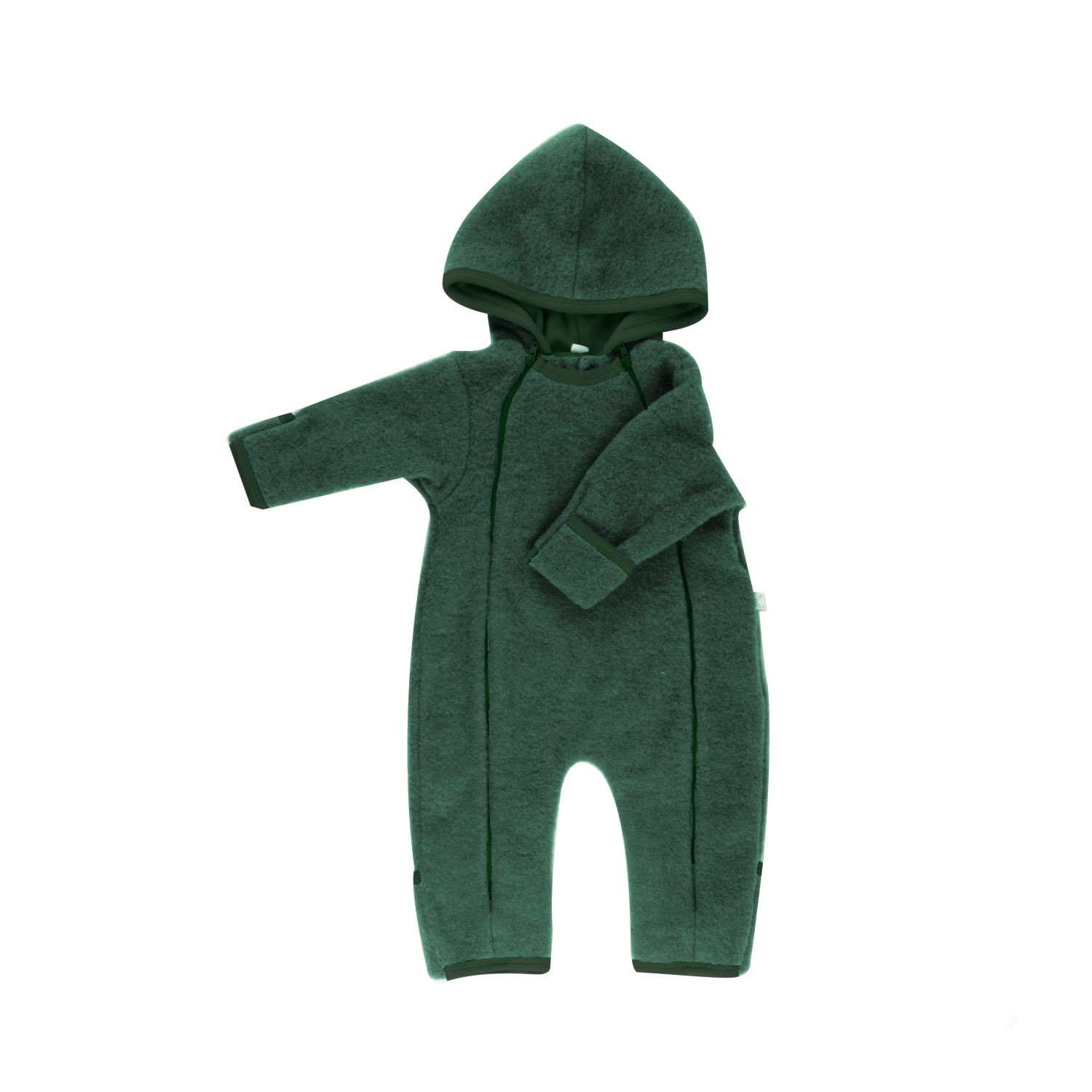 Iobio Wollfleece-Overall mit Doppelreißverschluss - Dunkelgrün 62 / 68 Iobio Wollfleece-Overall mit Doppelreißverschluss - Dunkelgrün 62 / 68 von iobio