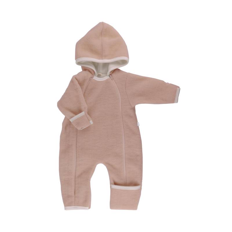Iobio Wollfleece-Overall mit Doppelreißverschluss - Vintage Rose 74 / 80 von iobio