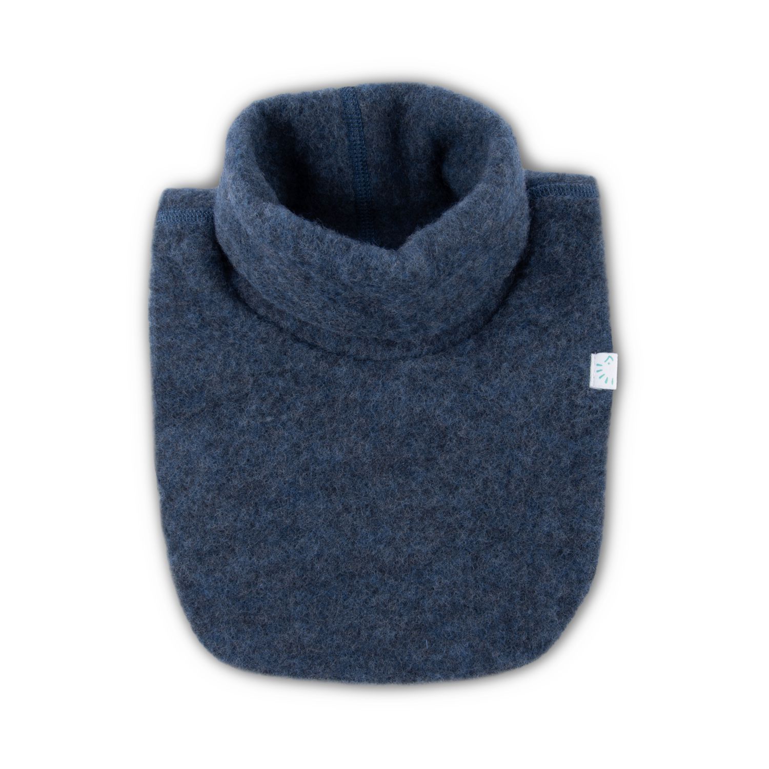 Schlupfschal aus Wollfleece - L Jeans Melange von iobio