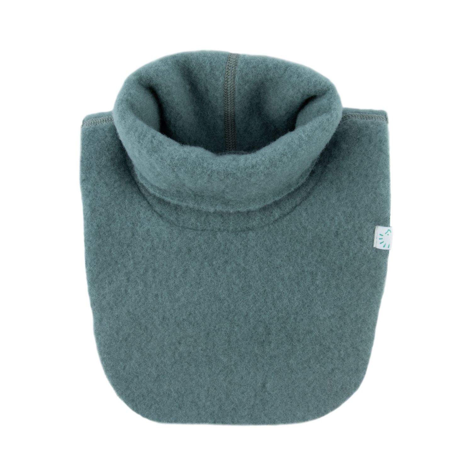 Schlupfschal aus Wollfleece - Sage Green S von iobio