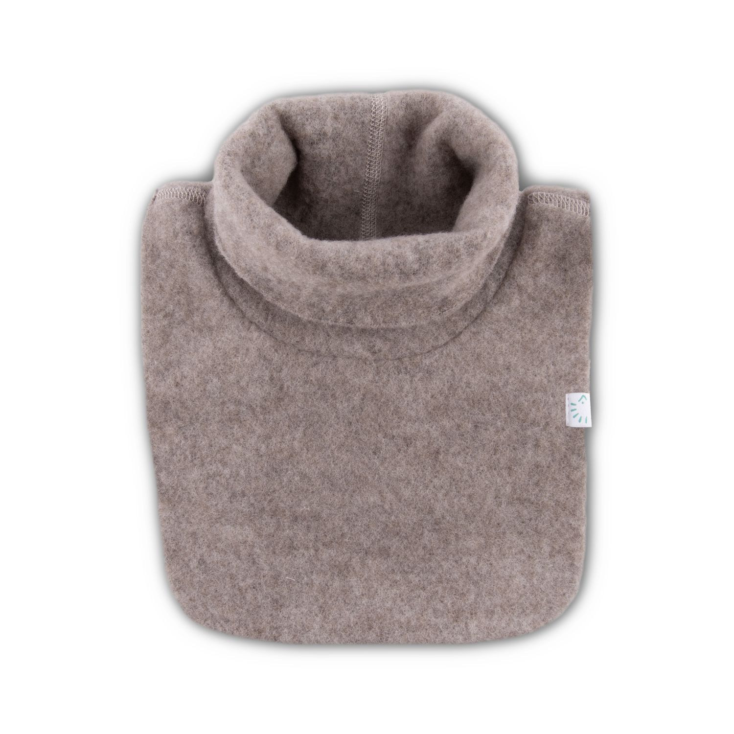 Schlupfschal aus Wollfleece - Sand Melange S von iobio