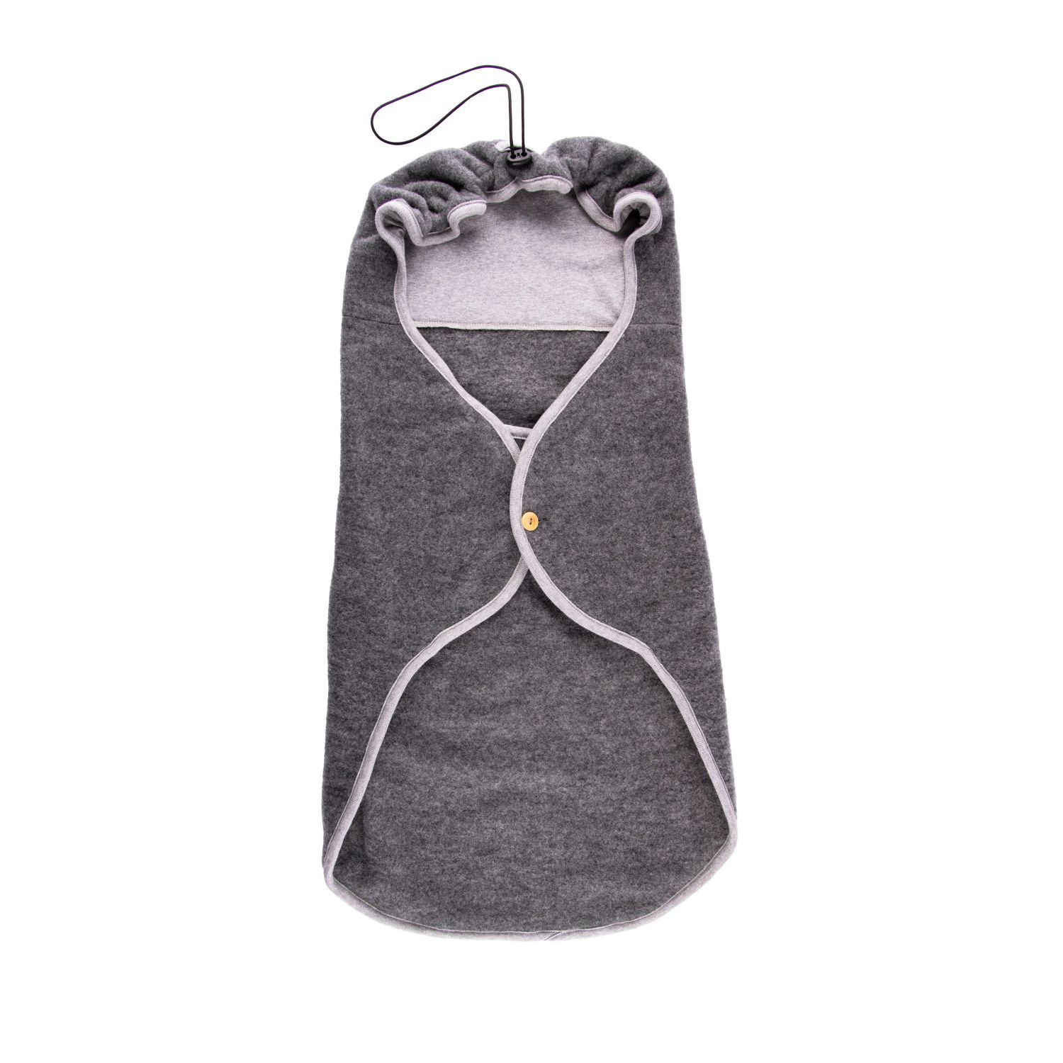 iobio 5-Punkt-Gurt Einschlagdecke aus Wollfleece - Anthrazit iobio 5-Punkt-Gurt Einschlagdecke aus Wollfleece - Anthrazit von iobio