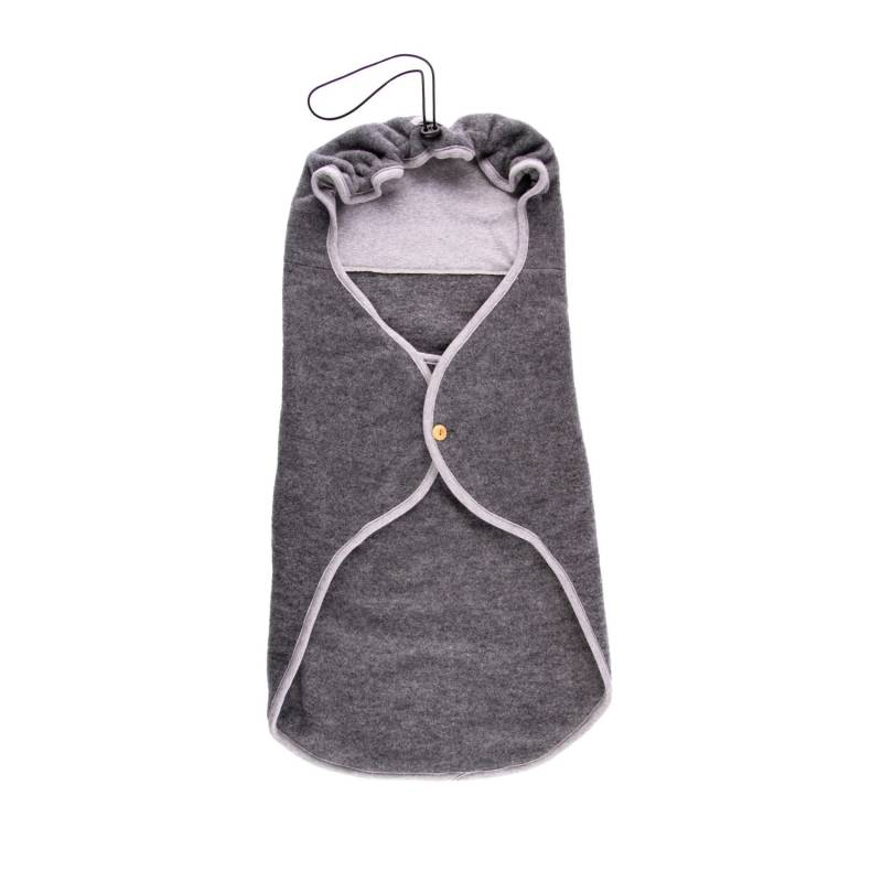 iobio 5-Punkt-Gurt Einschlagdecke aus Wollfleece - Anthrazit iobio 5-Punkt-Gurt Einschlagdecke aus Wollfleece - Anthrazit von iobio