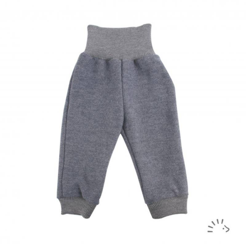 iobio Crawlers Wollwalk-Hose - 74 / 80 Anthrazit von iobio