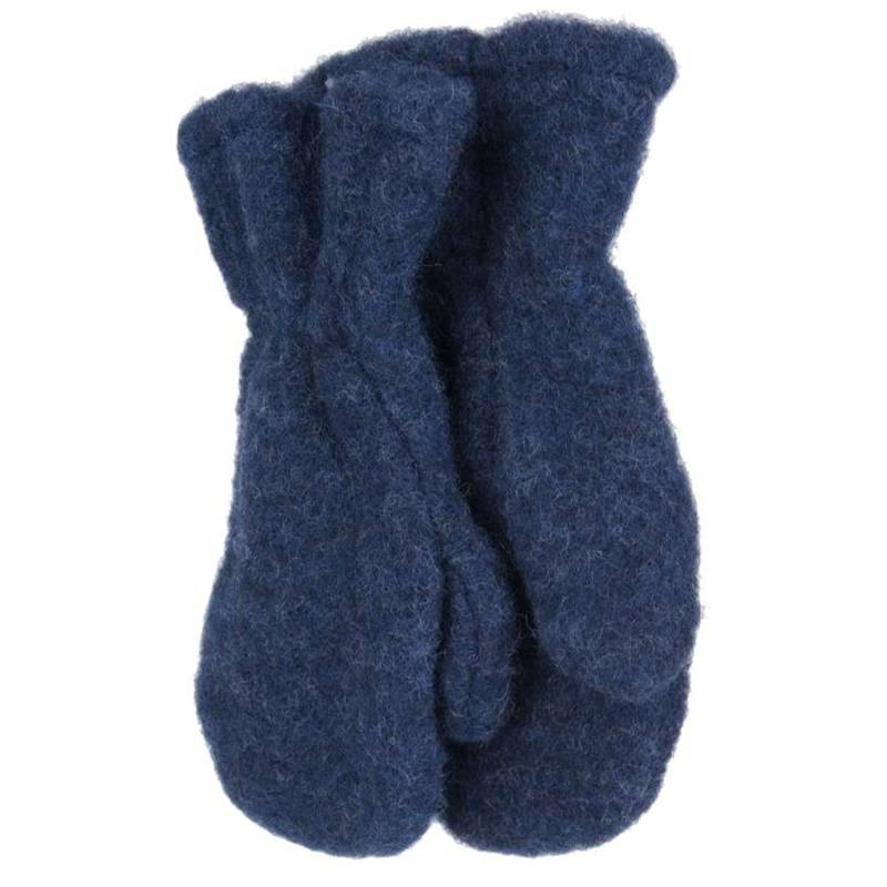 iobio Fäustlinge aus Wollfleece - Dunkelblau Größe 3 von iobio