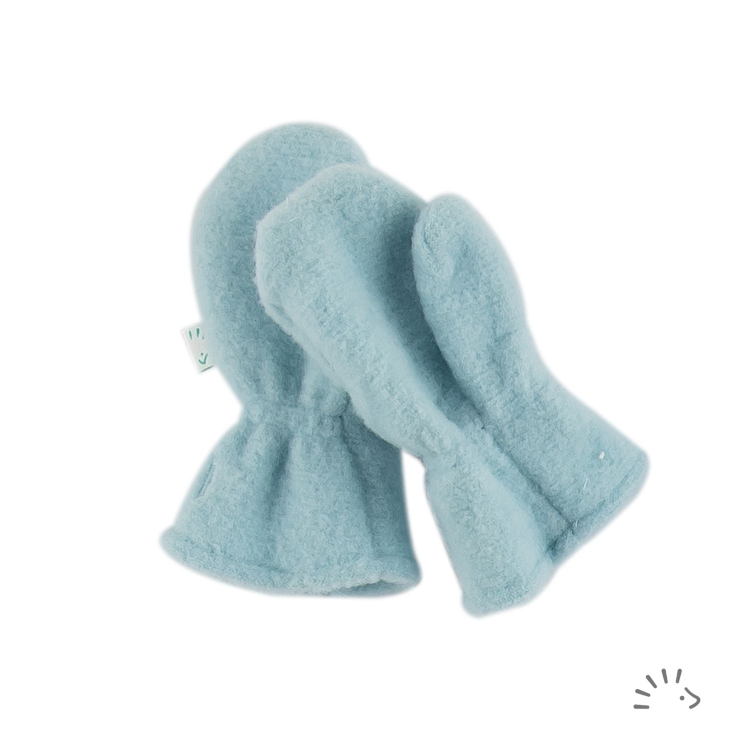 iobio Fäustlinge aus Wollfleece - Eisblau Größe 0 iobio Fäustlinge aus Wollfleece - Eisblau Größe 0 von iobio
