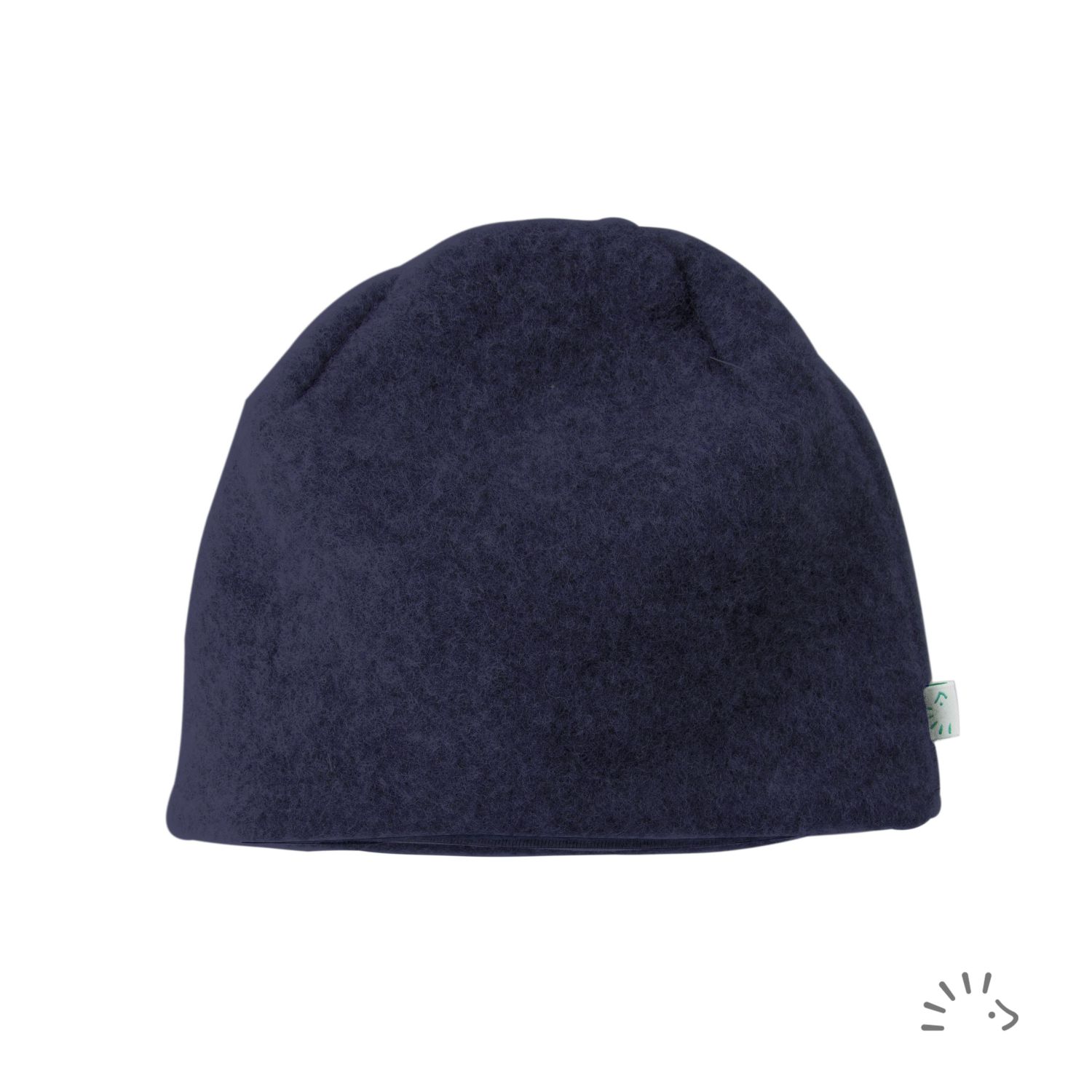 iobio Haube Style TILO aus Wollfleece - Gr. 3 (51 / 53) Dunkelblau von iobio