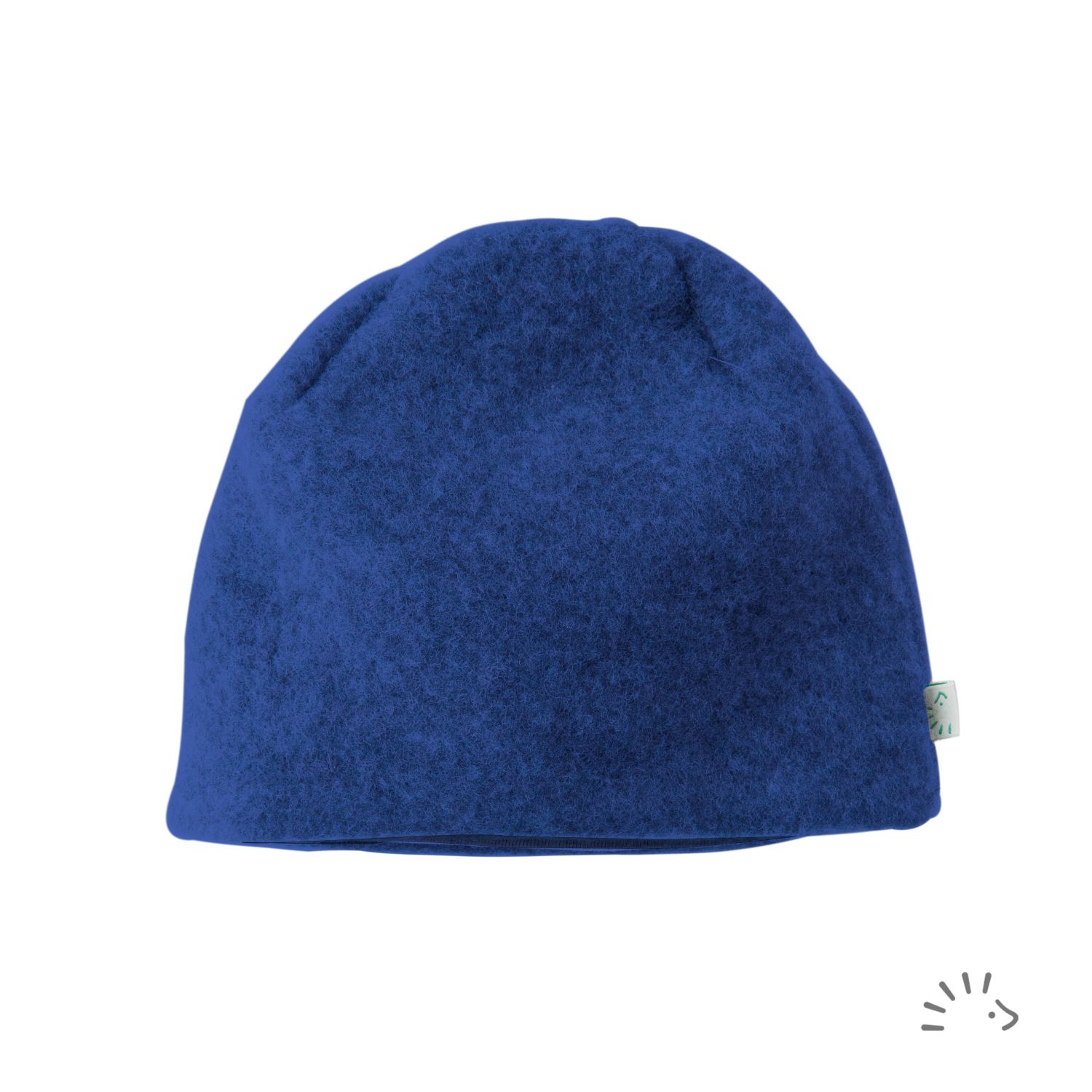 iobio Haube Style TILO aus Wollfleece - Gr. 4 (55 / 57) Sodalithblau von iobio