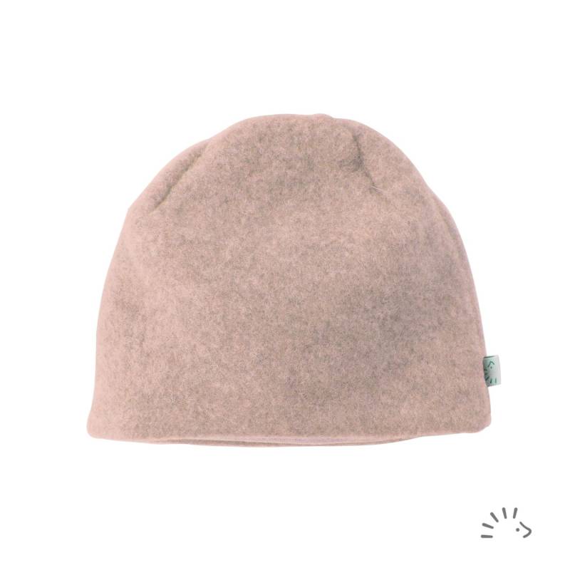 iobio Haube Style TILO aus Wollfleece - Gr. 4 (55 / 57) Vintage Rose von iobio