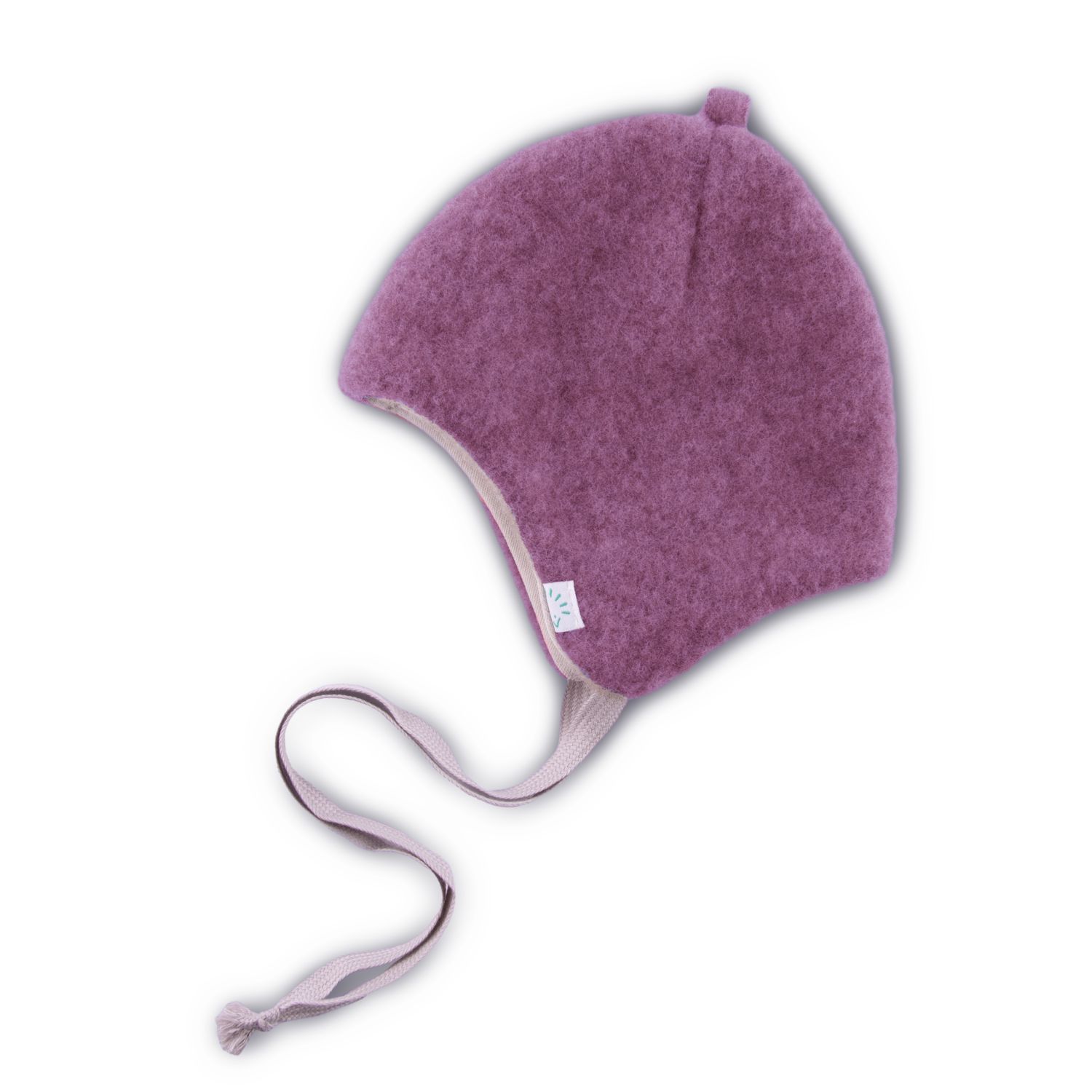 iobio Inka Haube aus Wollfleece - Dusty Plum Gr. 0 (39 / 41) von iobio