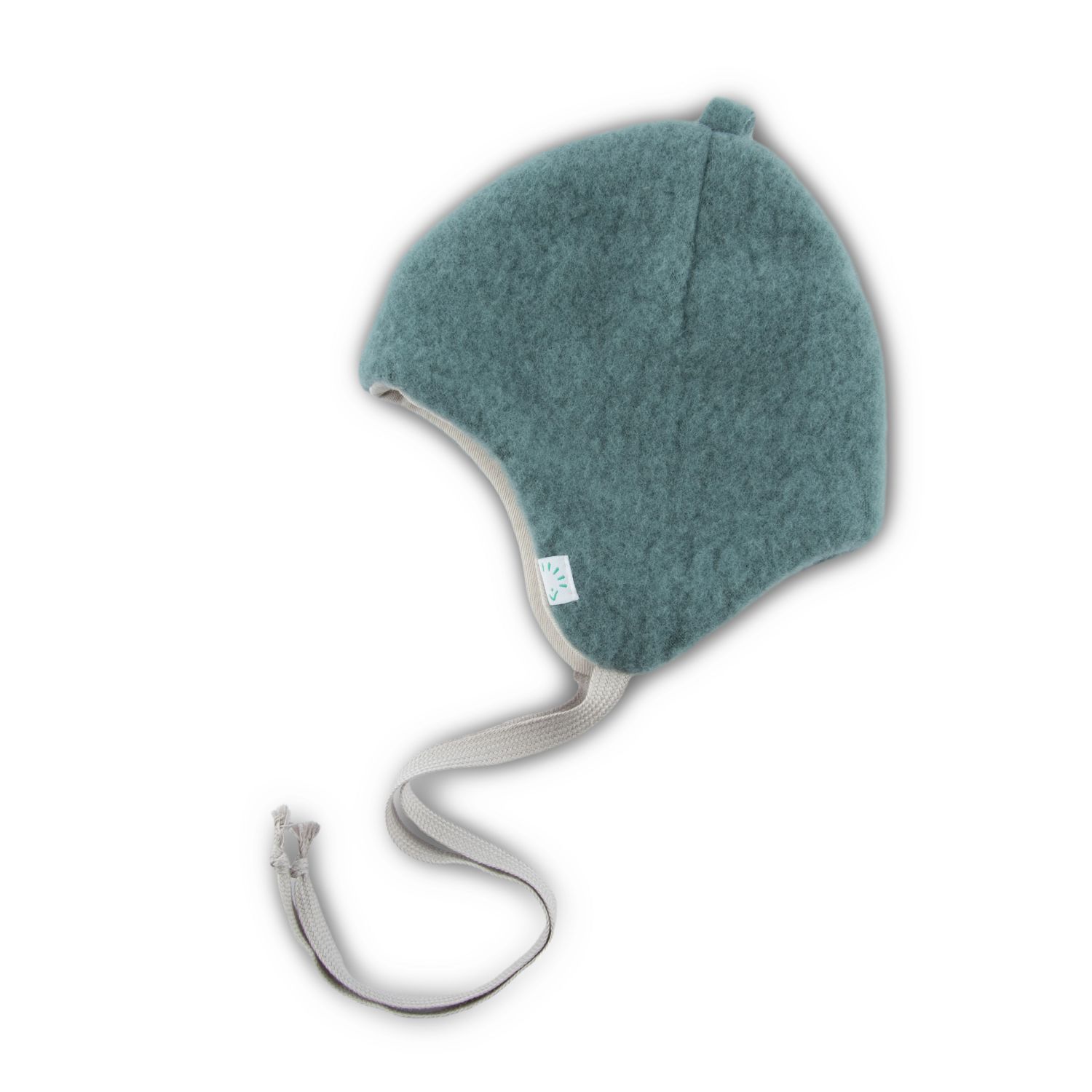 iobio Inka Haube aus Wollfleece - Gr. 1 (43 / 45) Sage Green von iobio