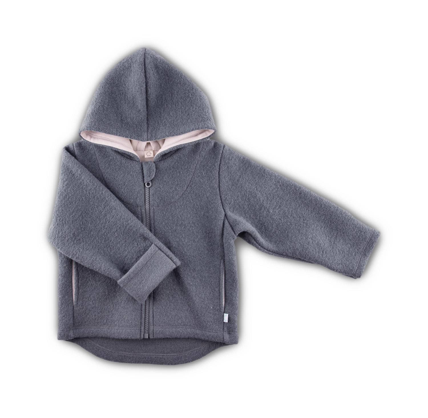 iobio Kapuzenjacke aus Wollwalk - Anthrazit 110 / 116 iobio Kapuzenjacke aus Wollwalk - Anthrazit 110 / 116 von iobio