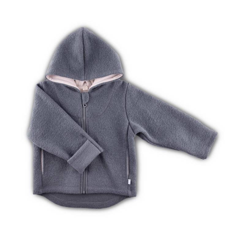 iobio Kapuzenjacke aus Wollwalk - Anthrazit 98 / 104 iobio Kapuzenjacke aus Wollwalk - Anthrazit 98 / 104 von iobio