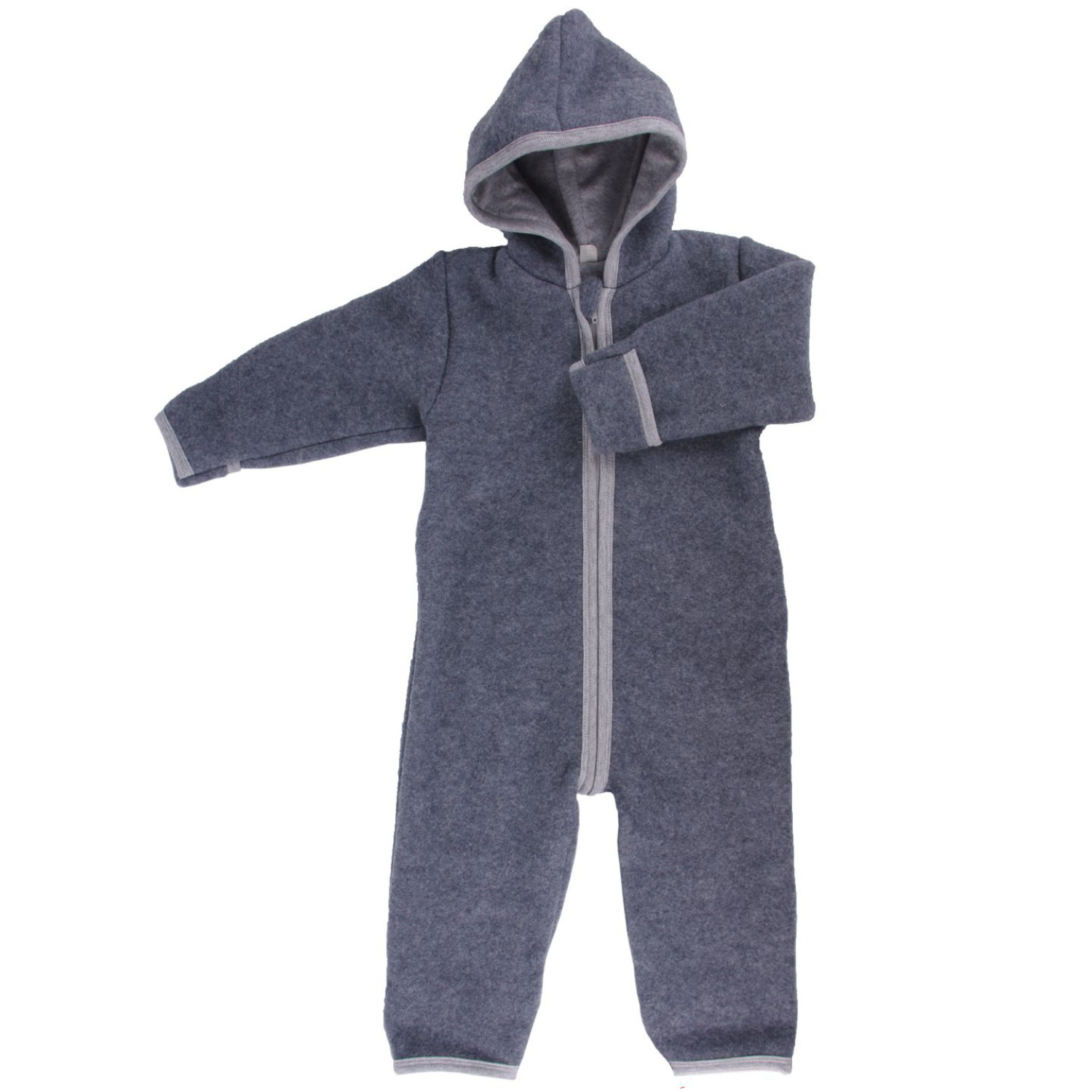 iobio Overall aus Wollfleece mit Reißverschluss - 74 / 80 Anthrazit iobio Overall aus Wollfleece mit Reißverschluss - 74 / 80 Anthrazit von iobio