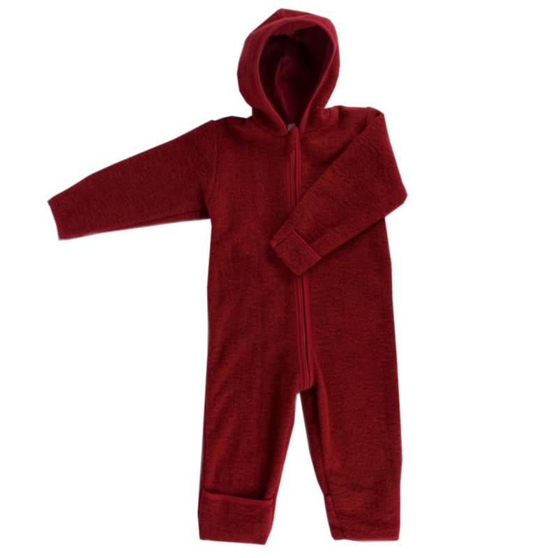 iobio Overall aus Wollfleece mit Reißverschluss - 74 / 80 Beere von iobio