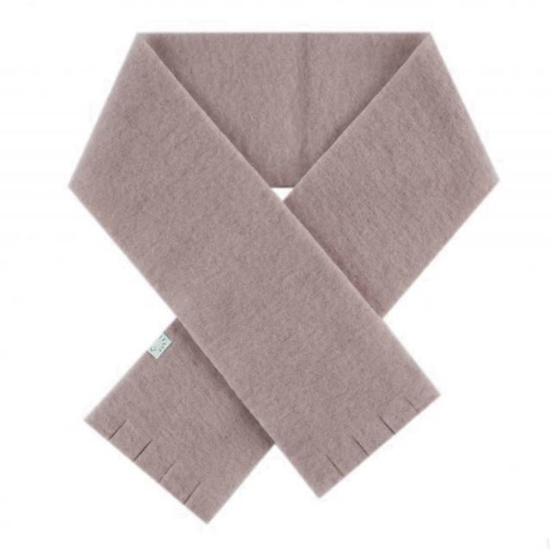 iobio Schal aus Wollfleece - Beige Melange L von iobio
