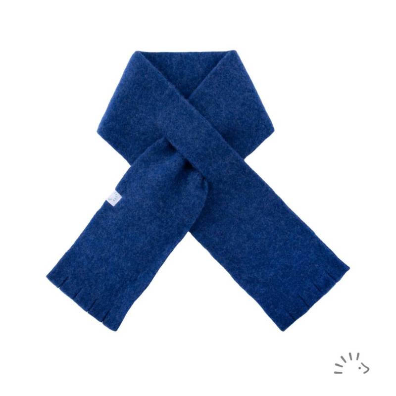 iobio Schal aus Wollfleece - S Sodalithblau von iobio
