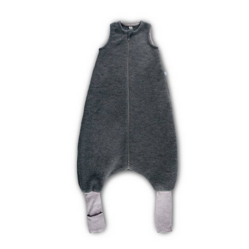 iobio Schlafsack mit Beinen aus Wollfleece - Anthrazit 74 / 80 iobio Schlafsack mit Beinen aus Wollfleece - Anthrazit 74 / 80 von iobio