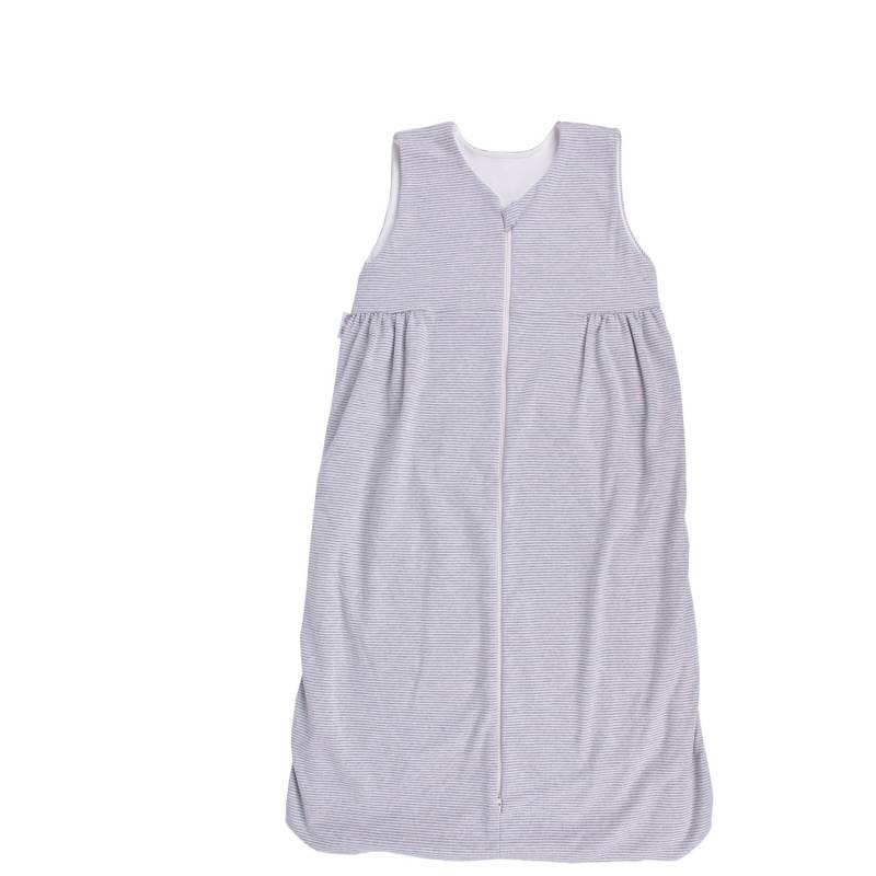 iobio Schlafsack ohne Arm - M / 90 cm Grau-Ecru von iobio