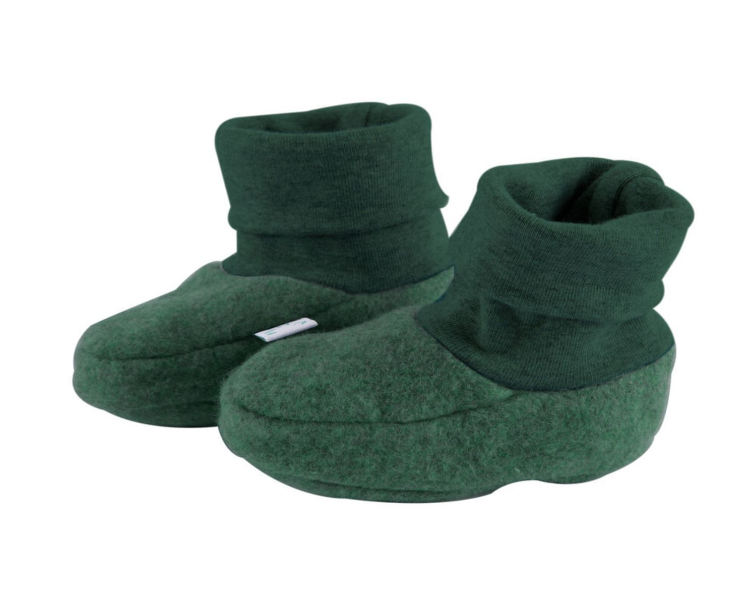 iobio Schlupfschuhe Pull on aus Wollfleece - Größe 0 Dunkelgrün iobio Schlupfschuhe Pull on aus Wollfleece - Größe 0 Dunkelgrün von iobio