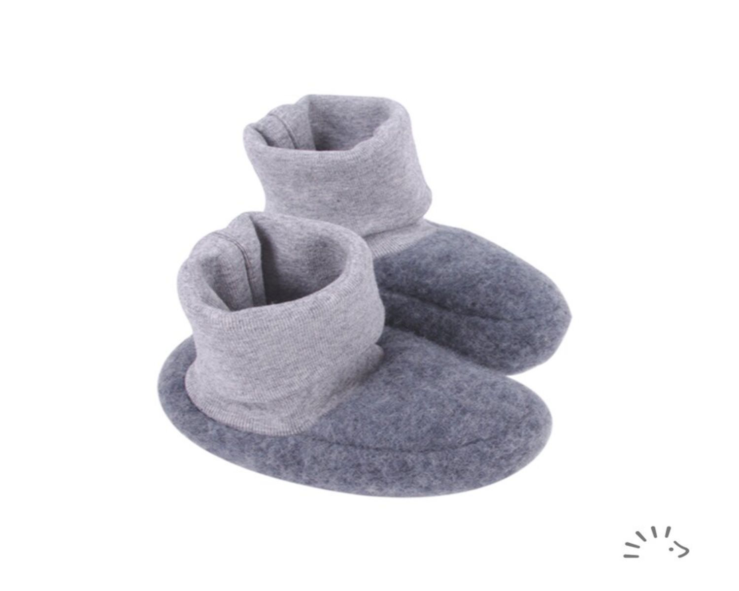 iobio Schlupfschuhe Pull on aus Wollfleece - Größe 2 Anthrazit iobio Schlupfschuhe Pull on aus Wollfleece - Größe 2 Anthrazit von iobio