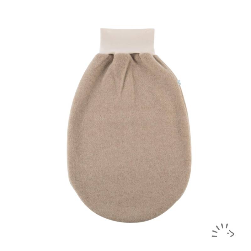 iobio Strampelsack aus Wollfleece - Beige Melange von iobio