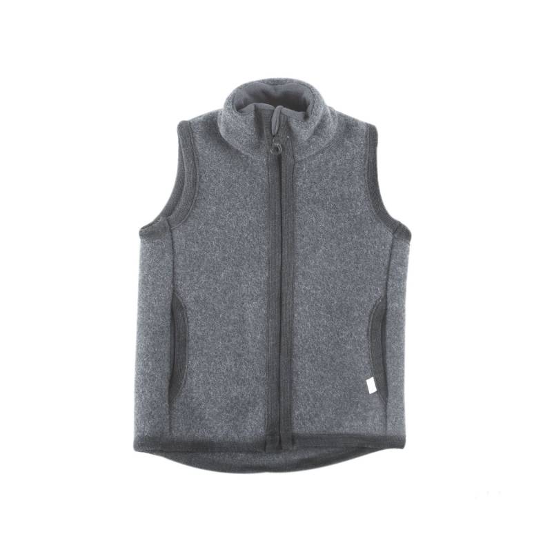 iobio Weste Style JARNE aus Wollwalk - 74 / 80 Anthrazit von iobio