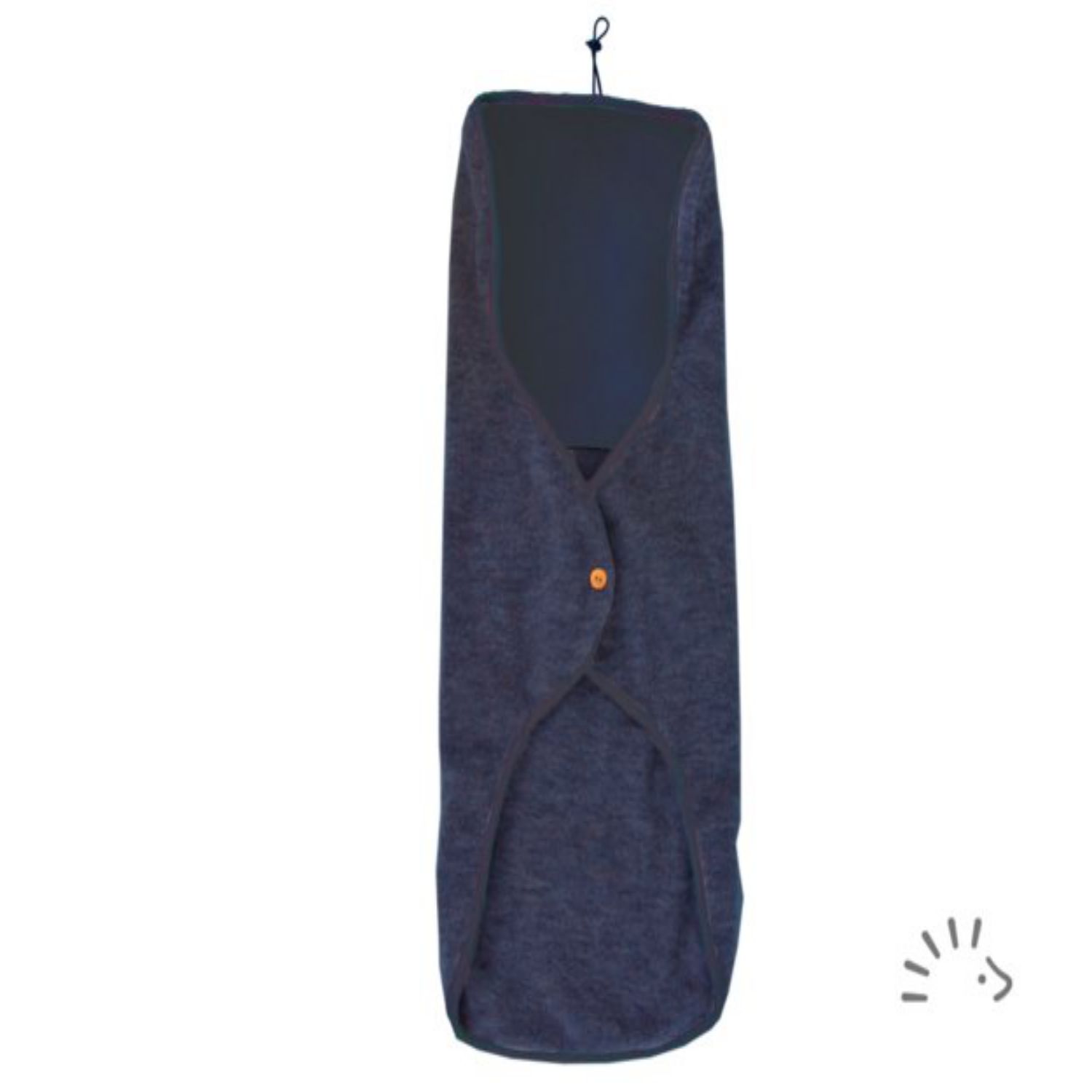 iobio Wollfleece-Kindersitzdecke - Dunkelblau iobio Wollfleece-Kindersitzdecke - Dunkelblau von iobio