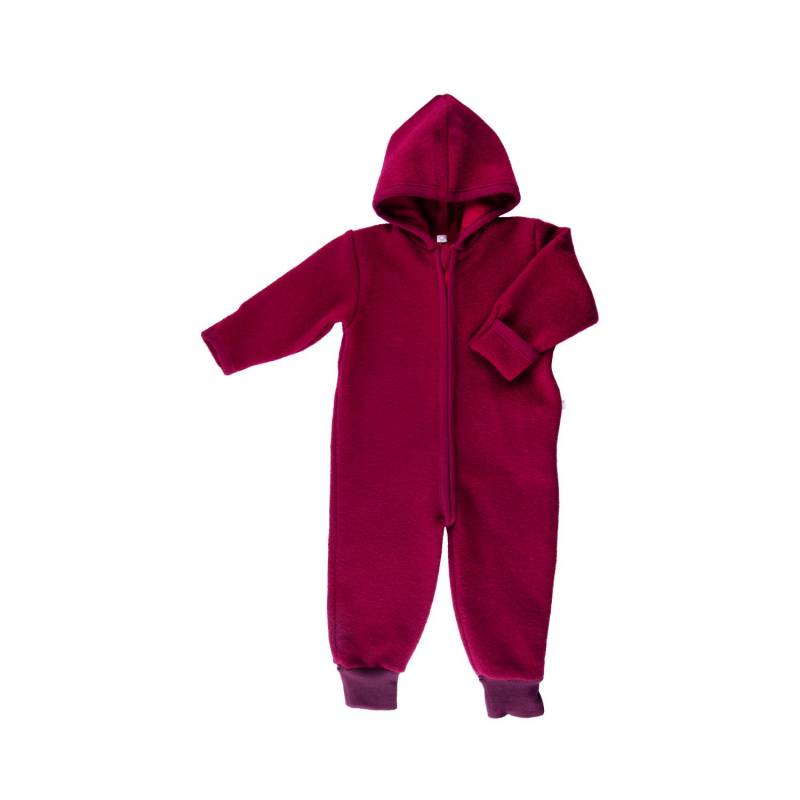 iobio Wollwalk-Overall - 86 / 92 Bordeaux von iobio