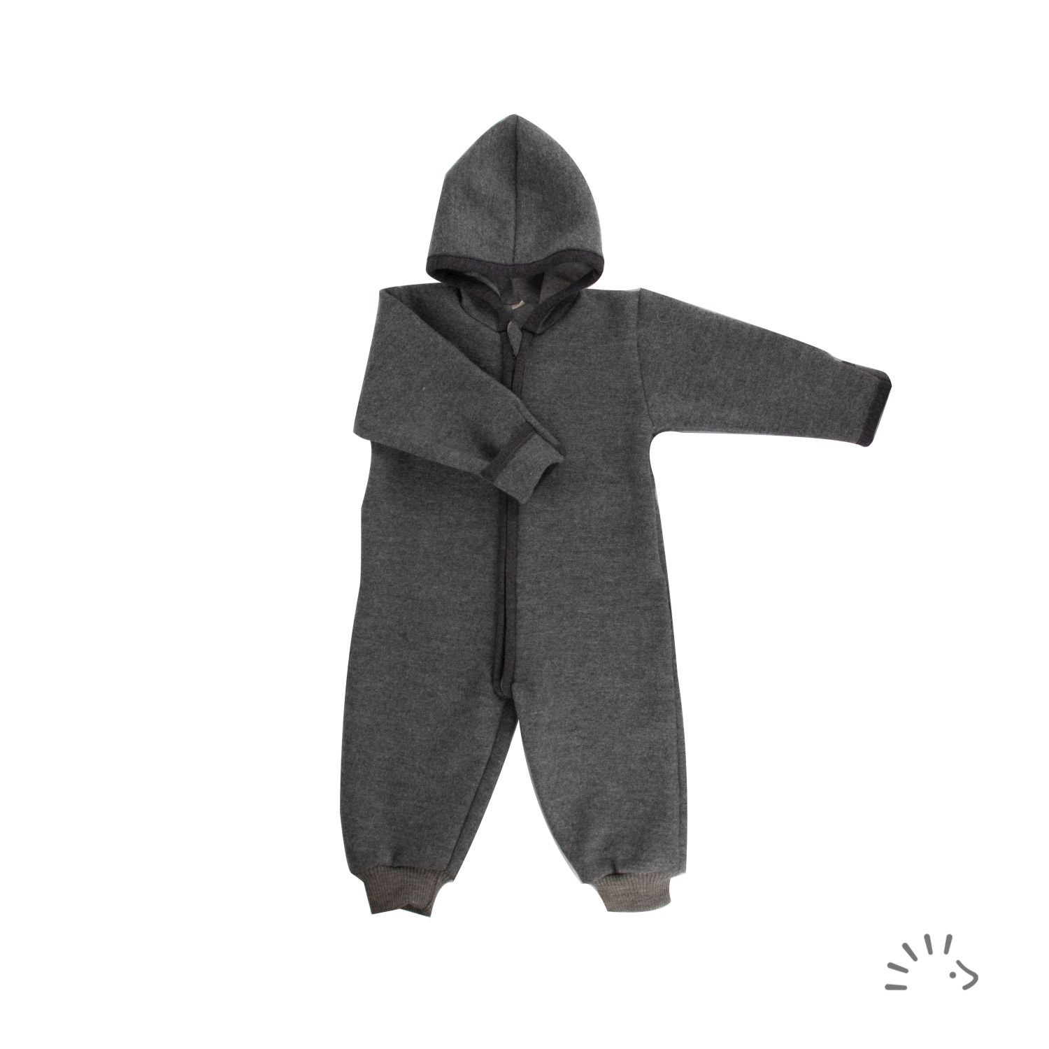 iobio Wollwalk-Overall - Anthrazit 86 / 92 iobio Wollwalk-Overall - Anthrazit 86 / 92 von iobio