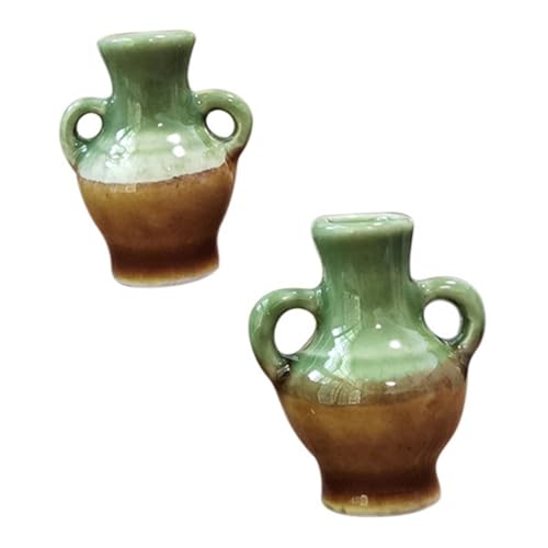 iplusmile 1 Keramik -vase -Modell Mini-vase-puppenhaus Miniatur-zubehör Kleine Hausvase Mini-blumenvase Dollhouse Decor Miniaturvase Miniatur-möbelzubehör Miniatur-keramikvase Grün iplusmile 1 Keramik -vase -Modell Mini-vase-puppenhaus Miniatur-zubehör Kleine Hausvase Mini-blumenvase Dollhouse Decor Miniaturvase Miniatur-möbelzubehör Miniatur-keramikvase Grün von iplusmile