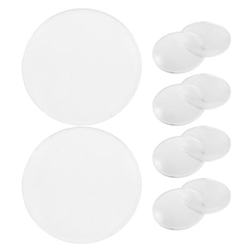 iplusmile 1 Satz Lupe Bastelzeug Zeitung Vergrößerungsglas Gemüseausstecher Magnifier Tür Rücklichtton Erhellen Spiegelfolie Vergrößerungsobjektiv Runde Konvexe Linse Transparent 10st von iplusmile