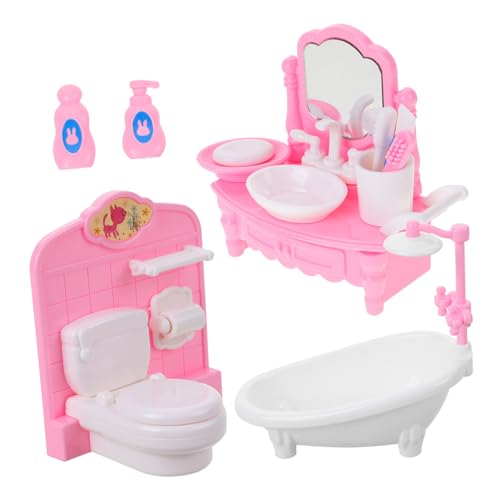 iplusmile 1 Satz Mini-möbelzubehör Dollhouse Badezimmermöbel Miniatur Bausatz Mini-badewanne Mini-duschraummodell Kleine Badezimmerdekoration Pp iplusmile 1 Satz Mini-möbelzubehör Dollhouse Badezimmermöbel Miniatur Bausatz Mini-badewanne Mini-duschraummodell Kleine Badezimmerdekoration Pp von iplusmile