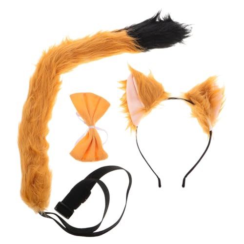 iplusmile 1 Set Fuchsohren-stirnband, Weiche Kunsttierohren, Stirnband, Fliege, set, Fuchskostüm, Haarreifen, Kopfschmuck, Ideal Für Halloween, Cosplay, Party, Verkleidung iplusmile 1 Set Fuchsohren-stirnband, Weiche Kunsttierohren, Stirnband, Fliege, set, Fuchskostüm, Haarreifen, Kopfschmuck, Ideal Für Halloween, Cosplay, Party, Verkleidung von iplusmile