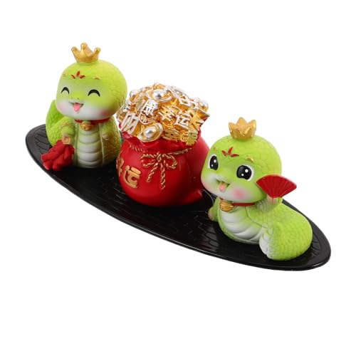 iplusmile 1 Set Tierkreis Schlangen Ornament Tierkreis Schlangen Dekoration Schlange Heimornament Schlange Heimdekoration 2025 Tierkreis Dekoration Chinesische Tierkreis Schlange von iplusmile