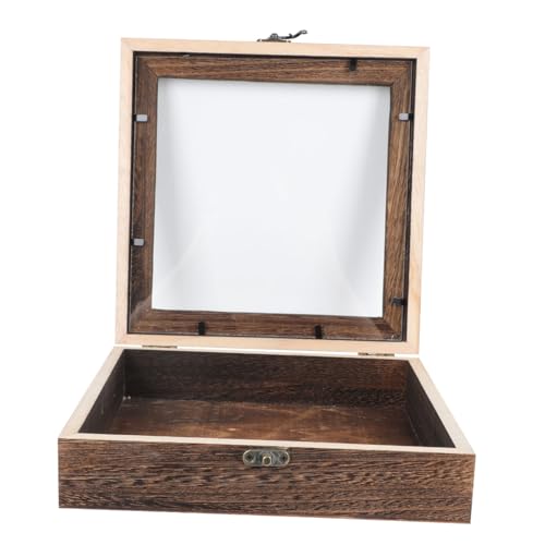 iplusmile 1 Stück Karton Kästchen mit Insektenproben Baseballhalter für Ausstellungszwecke Zuschauer Vakuum display box staubschutz praktische Mustervitrine Präparatekoffer aus Holz Acryl von iplusmile