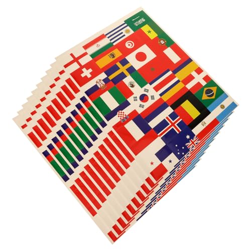 iplusmile 10 Blatt Flaggenaufkleber Fußball Sport Große Farbige Internationale Flaggen Banner Gastgeschenkflaggen Welt Kleine Fußballländer Patriotische Party Call Kid Für Lustiges Team PVC iplusmile 10 Blatt Flaggenaufkleber Fußball Sport Große Farbige Internationale Flaggen Banner Gastgeschenkflaggen Welt Kleine Fußballländer Patriotische Party Call Kid Für Lustiges Team PVC von iplusmile