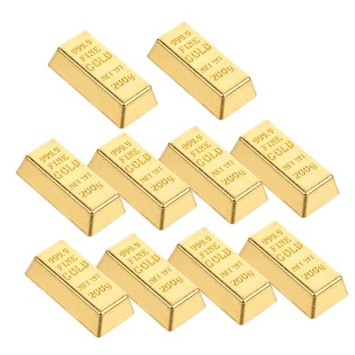 iplusmile 10 Stück BRICS-Modell Miniatur Minibar-Modell Modell Minibar Mini- -Modell Tiny-House- Puppenhausverzierungen Mini- Legierung Golden von iplusmile