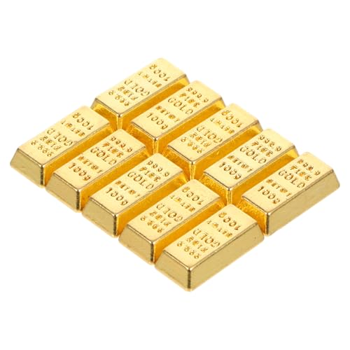 iplusmile 10 Stück BRICS-Modell Puppenhaus-Miniatur-Stein Minibar-Modell Ziegel winzig Sachen Puppenhaus -Requisiten Mini- - Mini-Simulation Legierung Golden iplusmile 10 Stück BRICS-Modell Puppenhaus-Miniatur-Stein Minibar-Modell Ziegel winzig Sachen Puppenhaus -Requisiten Mini- - Mini-Simulation Legierung Golden von iplusmile