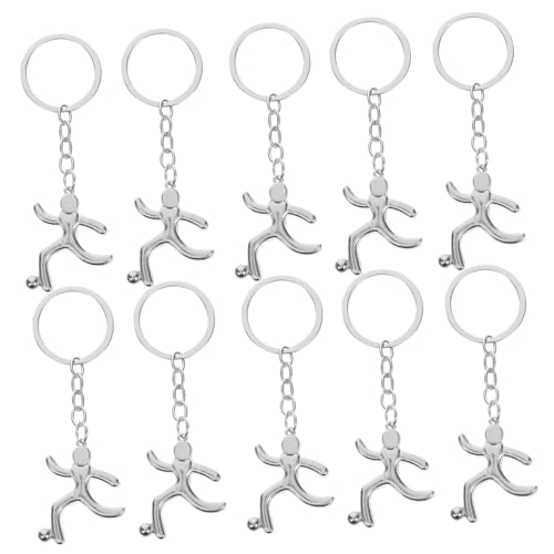 iplusmile 10 Stück Fußball-schlüsselanhänger Groß Spieler Party Schlüsselbund Sport Stichworte Exquisiter Schlüsselanhänger Für Fußball Taschenanhänger Für Fußball Legierung von iplusmile