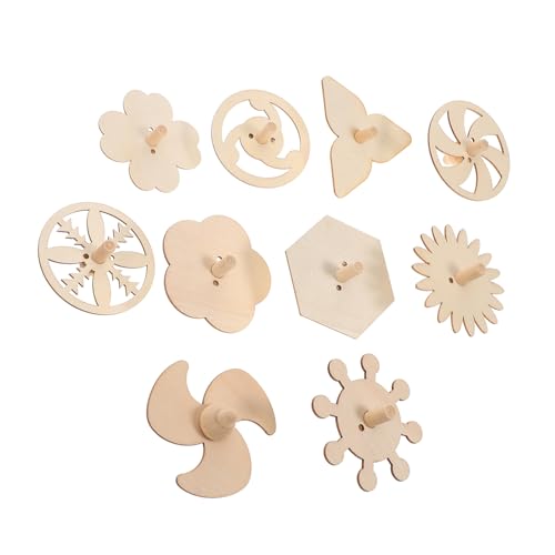 iplusmile 10 Stück Holzkreisel Für Kinder, DIY, Unbemalt, Bastelgyroskope, Handgefertigtes Holzspielzeug Für Partygeschenke Und Kindergartenprojekte iplusmile 10 Stück Holzkreisel Für Kinder, DIY, Unbemalt, Bastelgyroskope, Handgefertigtes Holzspielzeug Für Partygeschenke Und Kindergartenprojekte von iplusmile
