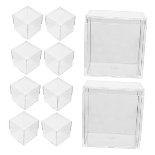 iplusmile Box Mit Deckel Würfelboxen Lebensmittelgeeignete Für Mineralproben Pflanzen Tierpräsentation Stapelbar Durchsichtige Box iplusmile Box Mit Deckel Würfelboxen Lebensmittelgeeignete Für Mineralproben Pflanzen Tierpräsentation Stapelbar Durchsichtige Box von iplusmile