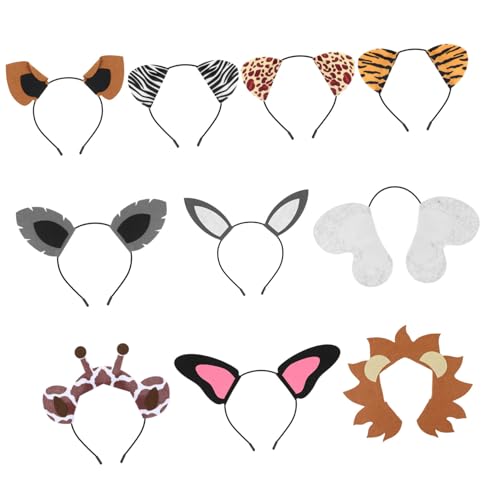 iplusmile 10 Stück Teiliges Tierohren Haarreif Kreativer Kostüm Party Haarreif Verstellbar Langlebiges Material für Karneval Tierkostüme Erwachsene Auffälliges Partyzubehör iplusmile 10 Stück Teiliges Tierohren Haarreif Kreativer Kostüm Party Haarreif Verstellbar Langlebiges Material für Karneval Tierkostüme Erwachsene Auffälliges Partyzubehör von iplusmile