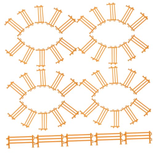 iplusmile 100-teiliges Kunststoff-zaunset Für Bauernhof, Scheune Und Tier-spielsets, Realistisches Mini-lattenzaun-spielset Für Kinder, Fördert Die Vorstellungskraft Und Die Kognitive von iplusmile
