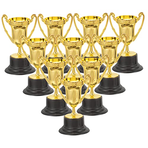 iplusmile 10Stücke Mini Trophäen aus Kunststoff für Kinderwettbewerbe Kindergartenpreise Auszeichnungen Party Dekoration für Jungen von iplusmile