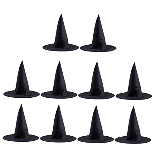 iplusmile 10Stücke Schwarze Hexenhüte für Halloween Lustige Cosplay Hüte Dekorative Kopfbedeckungen für Partys Fotografie und Kostümfeiern Unvergessliche Erinnerungen iplusmile 10Stücke Schwarze Hexenhüte für Halloween Lustige Cosplay Hüte Dekorative Kopfbedeckungen für Partys Fotografie und Kostümfeiern Unvergessliche Erinnerungen von iplusmile
