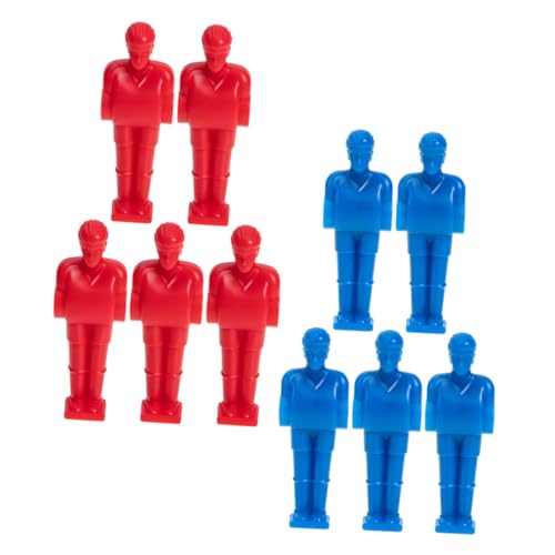 iplusmile 10pcs Tischfußball Männer Plastik Foosball -Spieler Fußball -tischspieler -Figuren Ersatzteile Für Familieninteraktion Wettbewerbsspiele von iplusmile