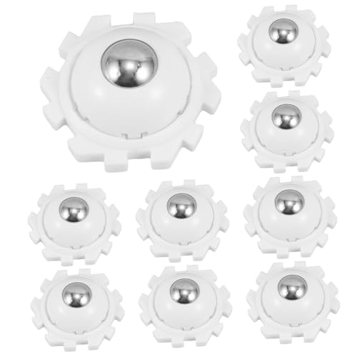 iplusmile 12 Stück Universal Rad Rollen Rollen Rollen Für Autopolitur Geräterollen Wagen Klebrige Universal Riemenscheibe Werkbankrollen rutschfeste Stuhlbeinabdeckungen Drehbar von iplusmile
