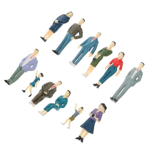 iplusmile 12 Stücke Bemalte Personenfiguren Miniaturmodelle für Modelleisenbahn Kunststoff Figuren für Bahnhofslayouts Robust und Detailliert für Dekorationen und Sammlungen iplusmile 12 Stücke Bemalte Personenfiguren Miniaturmodelle für Modelleisenbahn Kunststoff Figuren für Bahnhofslayouts Robust und Detailliert für Dekorationen und Sammlungen von iplusmile