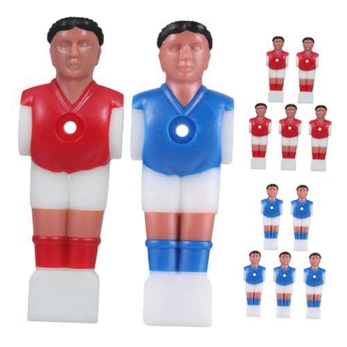 iplusmile 12Stücke Tischfußball Spieler Ersatzteile Rote und Blaue Figuren für Interaktiven Spielspaß Installierbar und Platzsparend für Tischfußball Fans von iplusmile